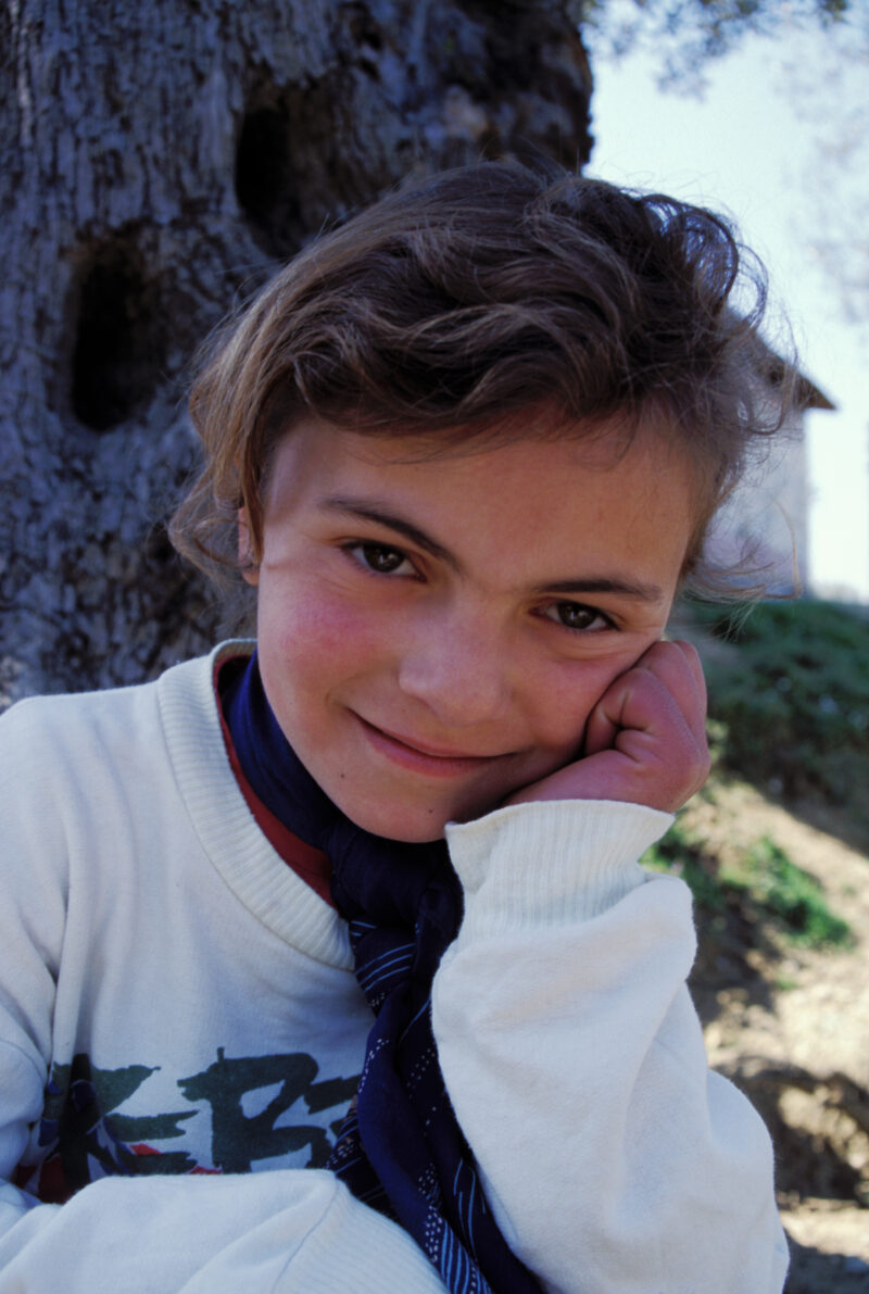 Girl in Albania — Stock Images of children: Girls from Albania — Children, faces, child, girls, Albania