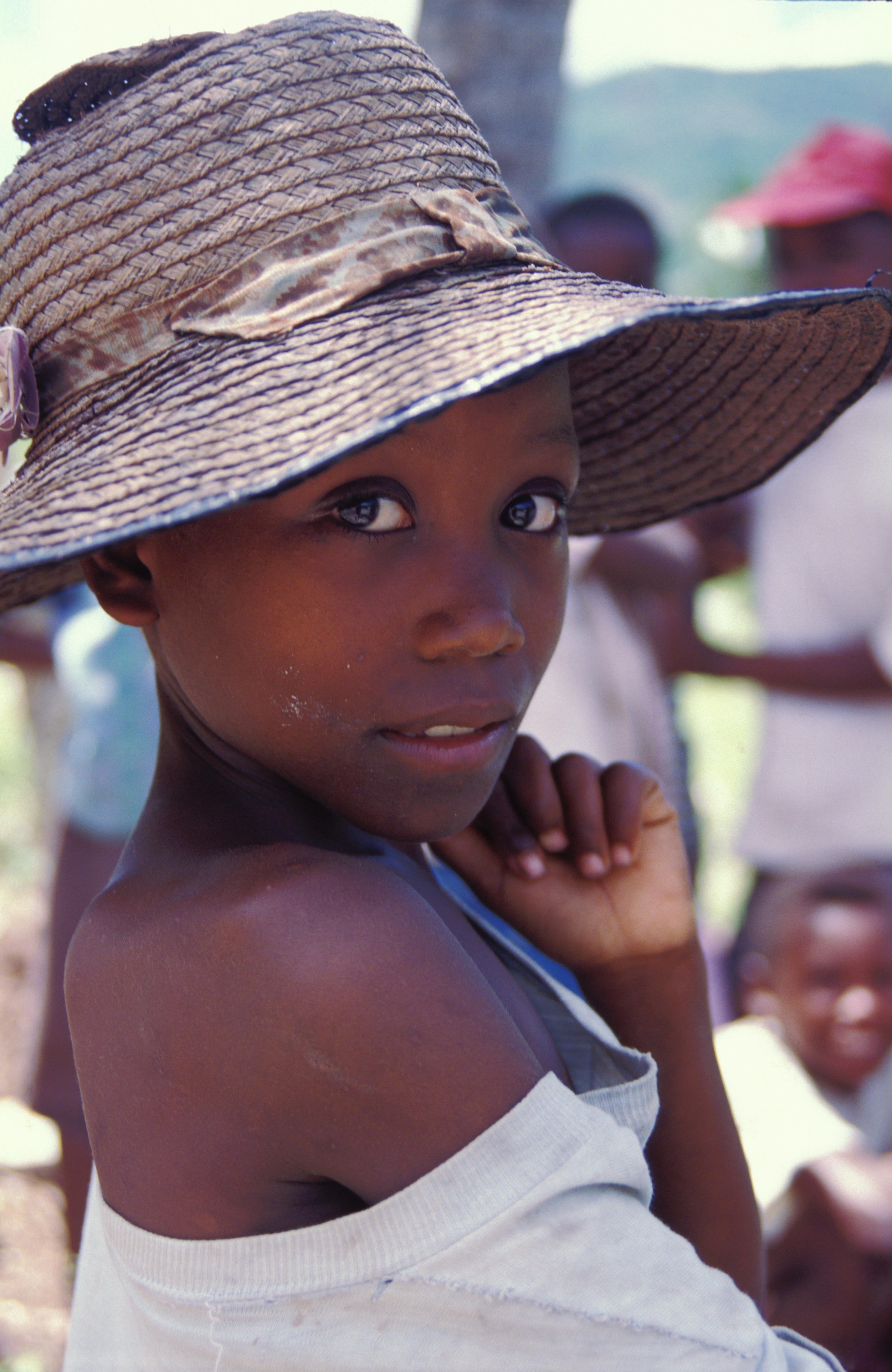 Girl in Haiti