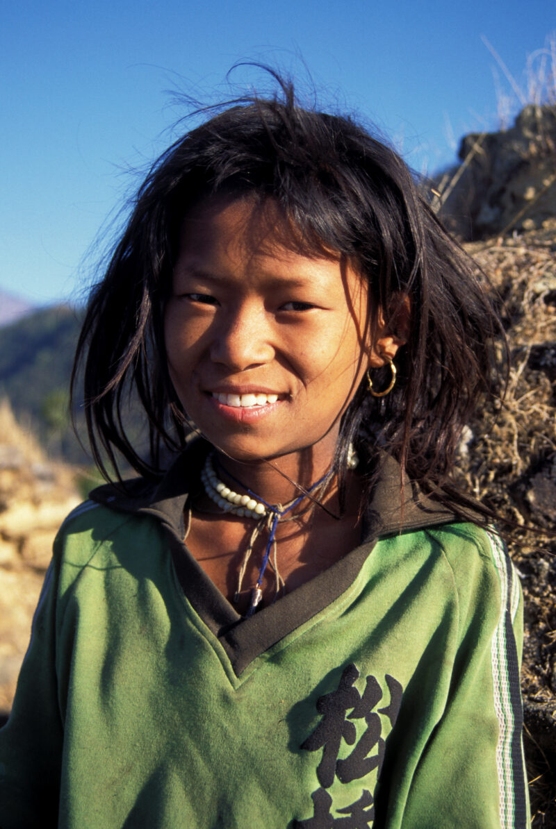 Girl in Nepal — Stock Images of children: Girls from, Nepal — Children, faces, child, girls, Nepal