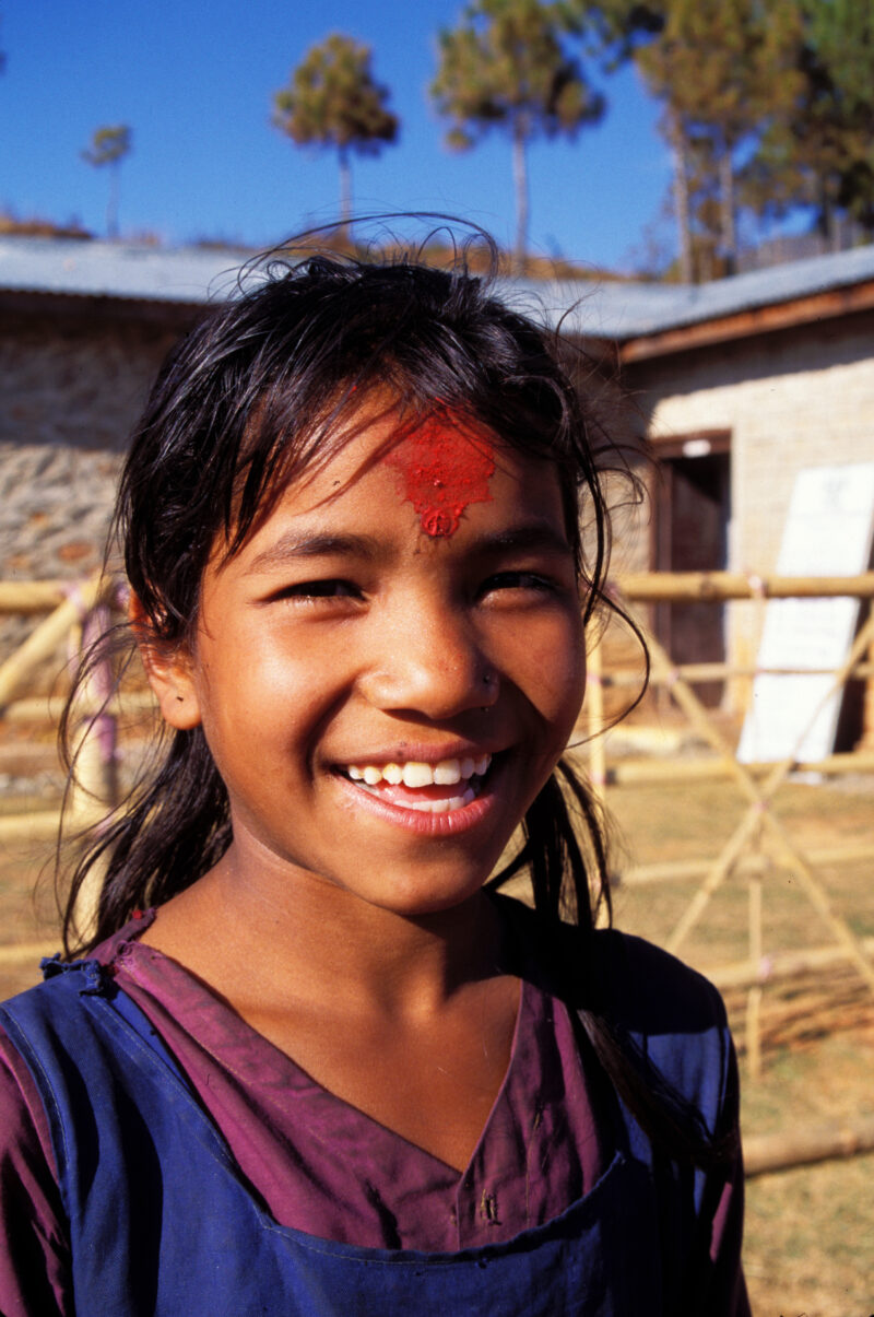 Girl in Nepal — Stock image of girl in rural Nepal — Children, faces, child, girls, girl