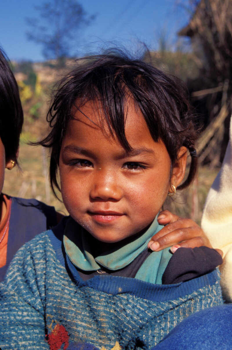 Girl in Nepal — Stock image of girl in rural Nepal — Children, faces, child, girls, girl