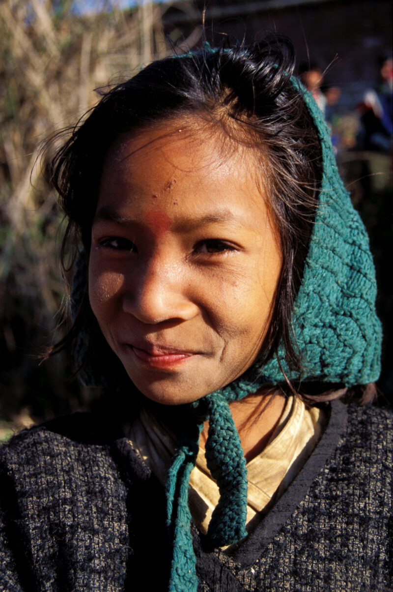 Girl in Nepal — Stock image of girl in rural Nepal — Children, faces, child, girls, girl
