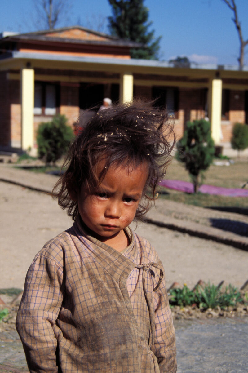 Girl in Nepal — Stock image of girl in rural Nepal — Children, faces, child, girls, girl