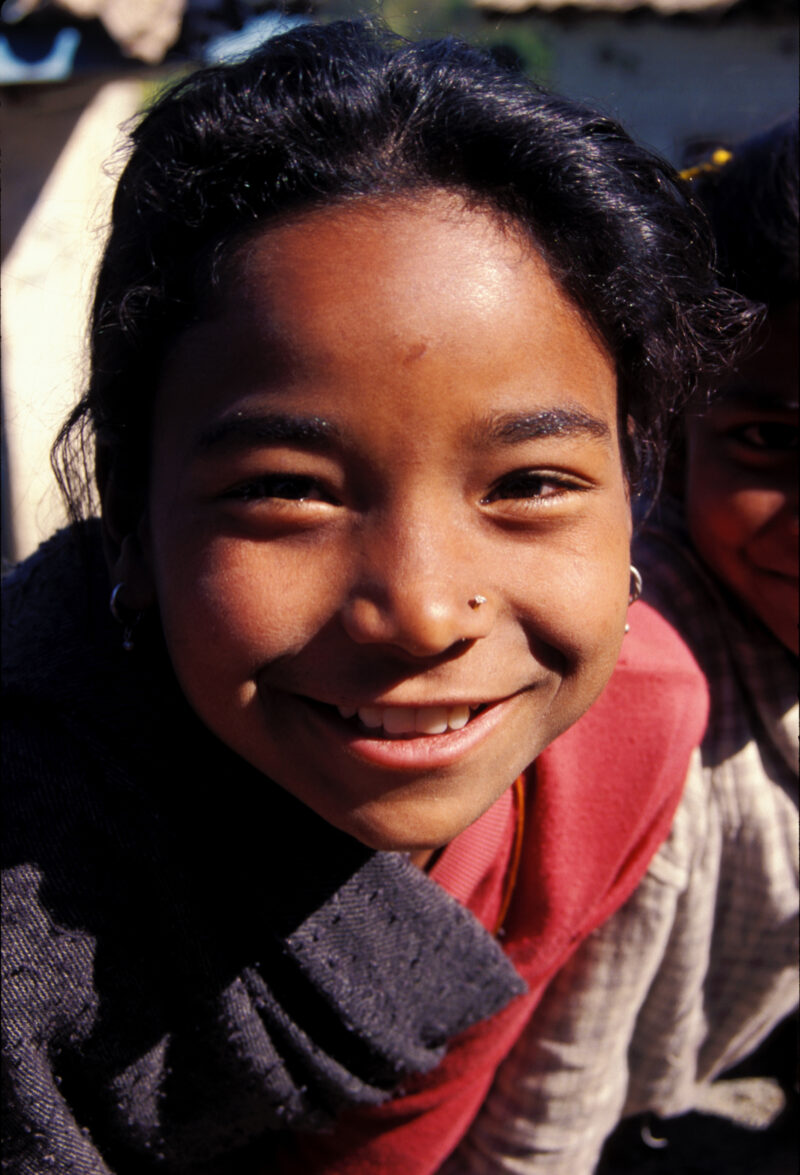 Girl in Nepal — Stock image of girl in rural Nepal — Children, faces, child, girls, girl