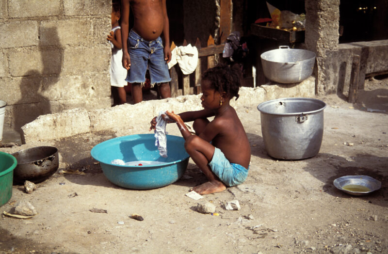 Stock Images of Haiti — Stock Images of the shantytown of City Sole, near Port-Au-Prince, Haiti — Haiti, Caribbean, poor, poverty, Port-Au-Prince