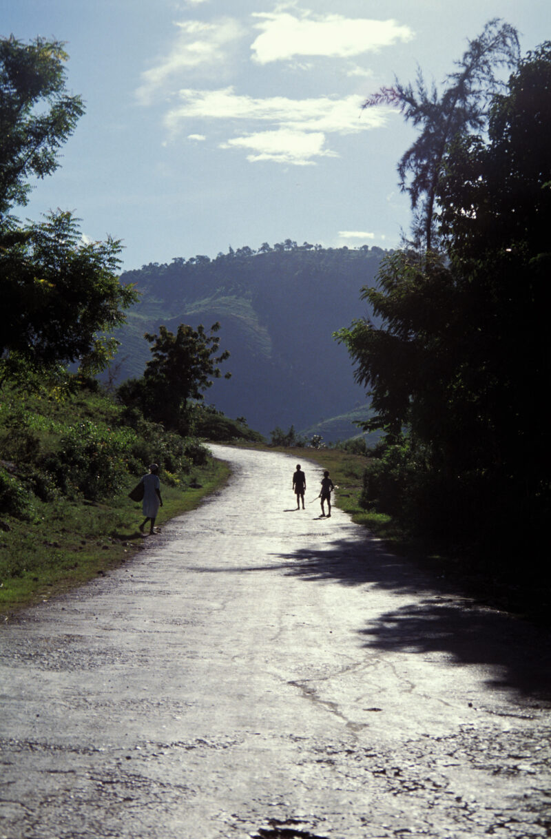 Stock Images of Haiti — Stock Image of Haiti: Country Road in Haiti — Haiti, Haitian, road, roads