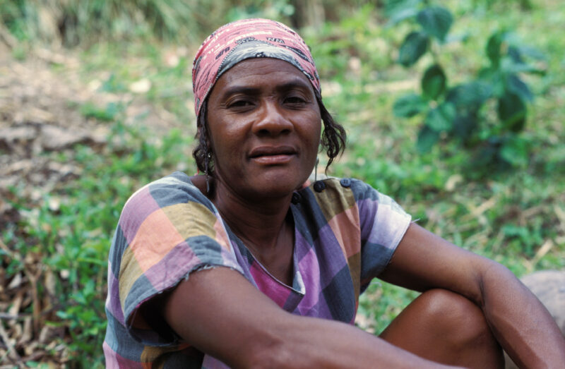 Stock Images of Haiti — Stock Image of Haiti: Woman living in Rural Haiti — Haiti, Haitian, woman, faces, poor