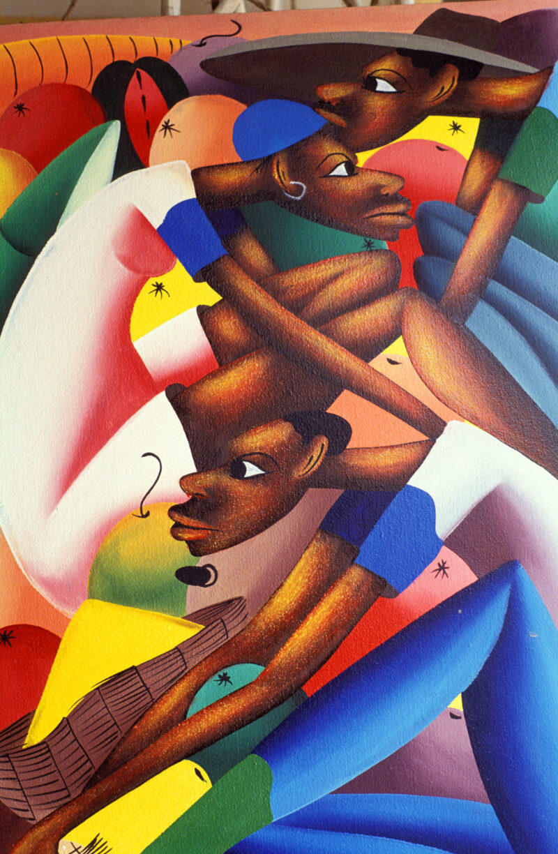 Stock Images of Haiti — Typical art of Haiti — Haiti, Caribbean, art, paintings, Haitian art