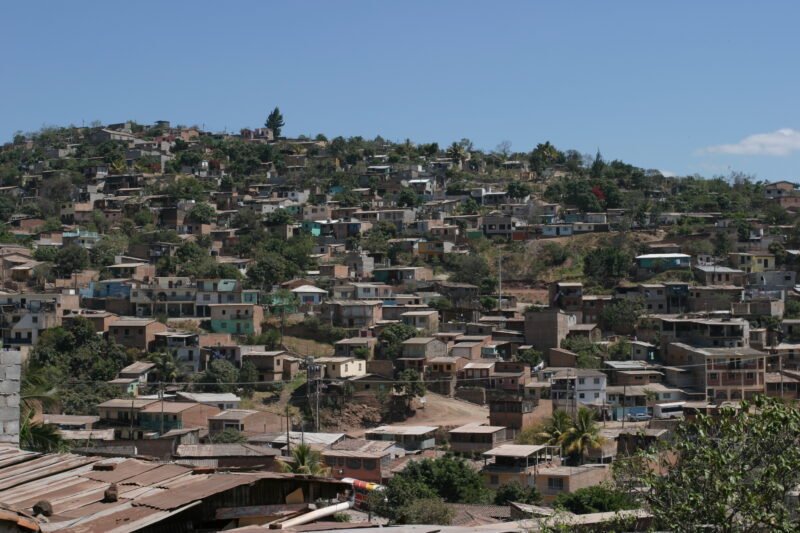 Stock Images of Honduras — Poor neigborhoods in Honduras — Honduras, housing, communities, slums, shantytowns