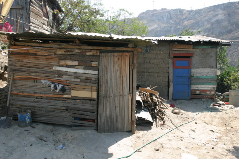 Stock Images of Honduras — Poor housing in Honduras — Honduras, Tegucigalpa, houses, homes, poor