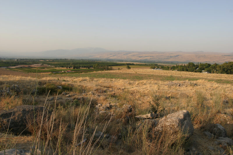 Fields of Isreal — Northern Israel, Hazor, archeology