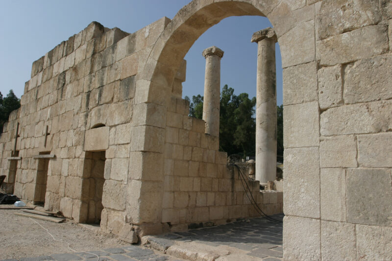WVI_009078 — Israel, Beit She'an, archaeology, Roamn Ruins