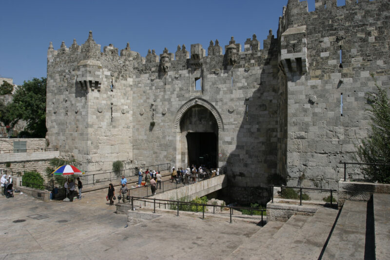 Herod’s Gate — Herod's Gate of Old Jerusalem — Israel, Jerusalem, Herod's Gate