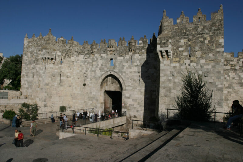 Herod’s Gate — Herod's Gate of Old Jerusalem — Israel, Jerusalem, Herod's Gate
