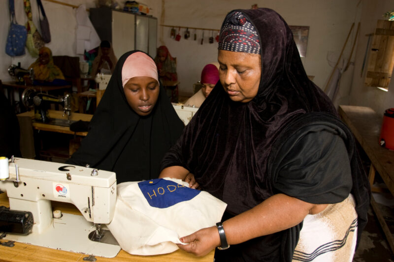 Learning to Sew — Somali Refugees living in Yemen — Somolia, refugees, skills training