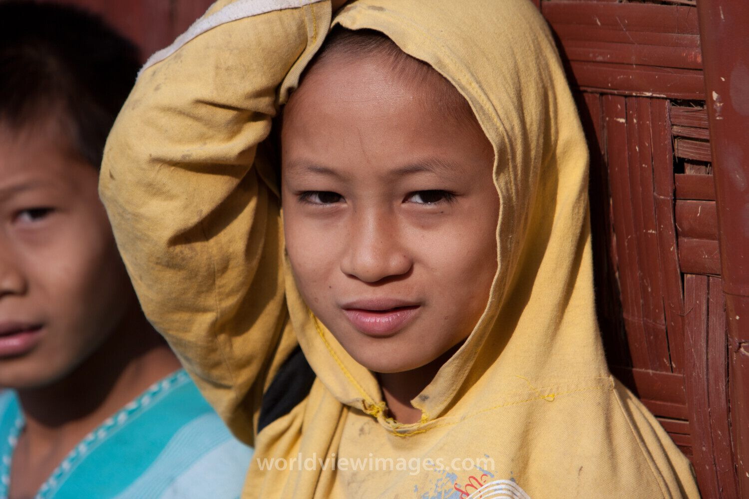 Boys in a Refugee Camp
