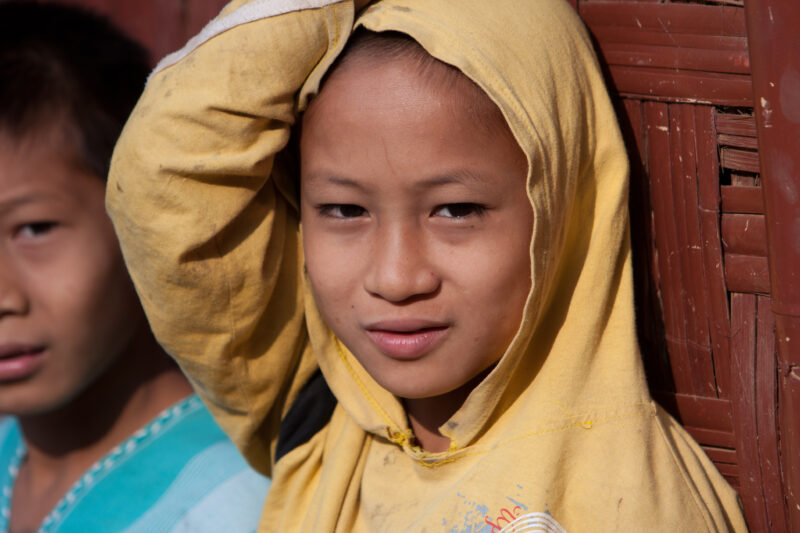 Boys in a Refugee Camp — Karen people from Myanmar (Burma) have spent years in in refugee camps along the Thai/Burma border, to avoid violence from the milit...