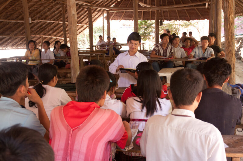 Living in a Refugee Camp — Karen people from Myanmar (Burma) have spent years in in refugee camps along the Thai/Burma border, to avoid violence from the mil...