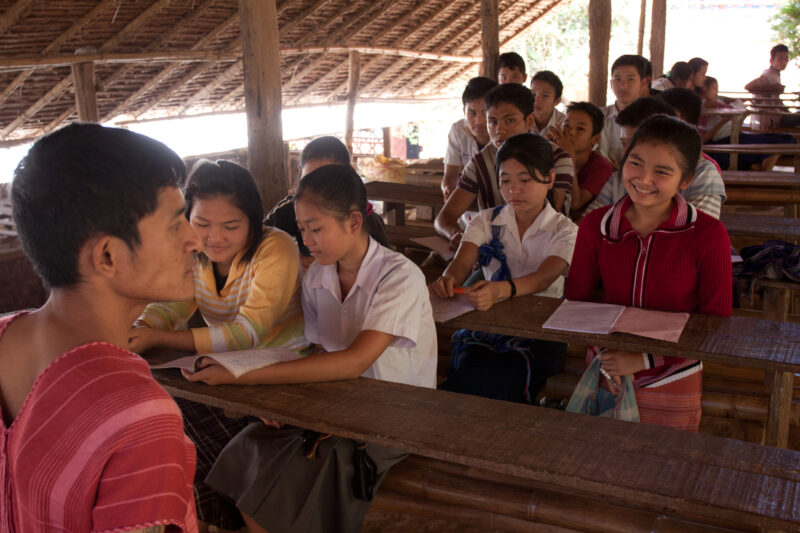 Living in a Refugee Camp — Karen people from Myanmar (Burma) have spent years in in refugee camps along the Thai/Burma border, to avoid violence from the mil...