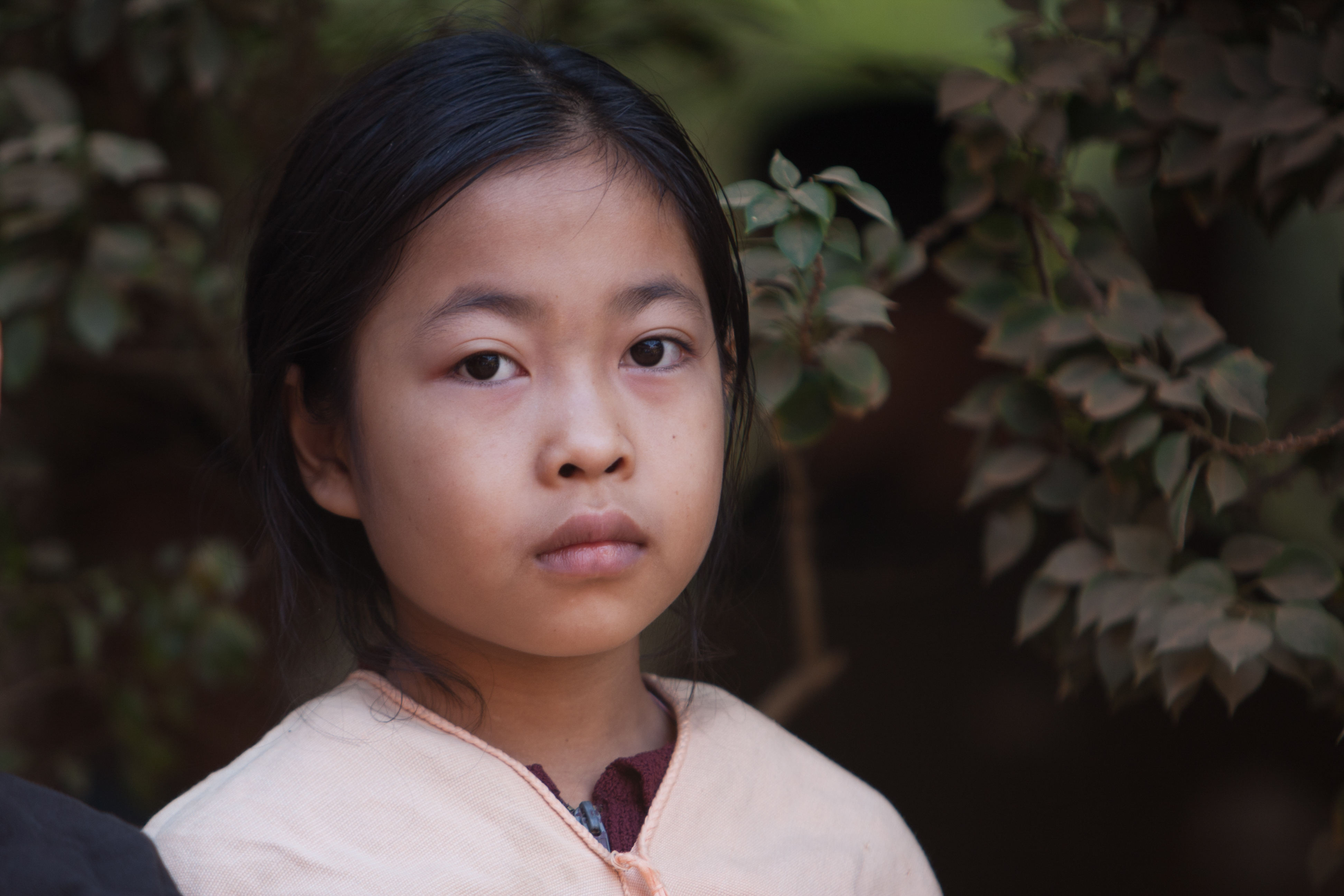 Karen Girl in A Refugee Camp