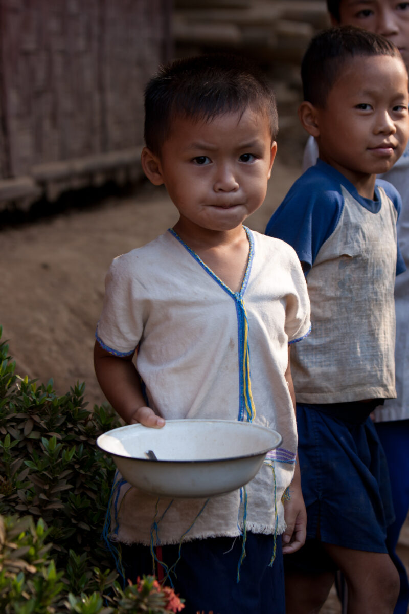 Boys in a Refugee Camp — Karen people from Myanmar (Burma) have spent years in in refugee camps along the Thai/Burma border, to avoid violence from the milit...