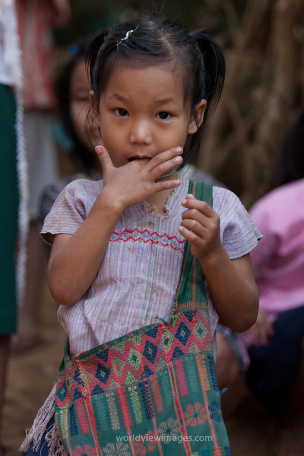 Karen Girl in A Refugee Camp