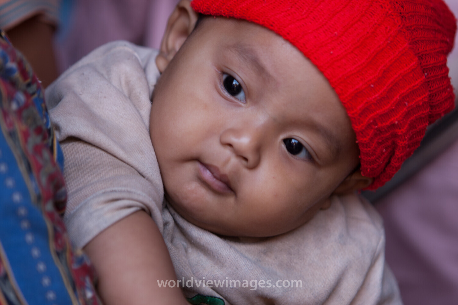 Baby in a Refugee Camp