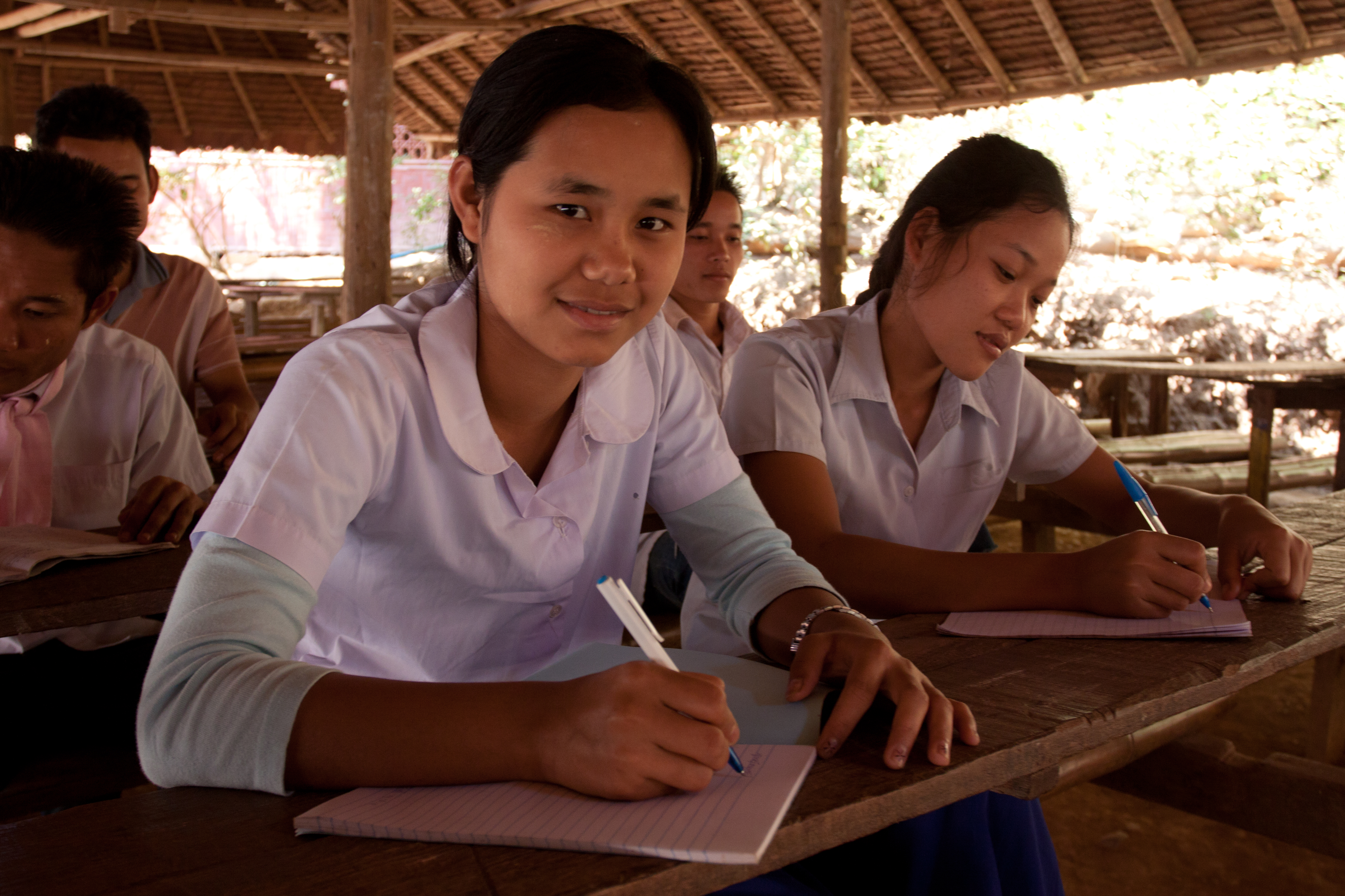 Karen Girl in A Refugee Camp