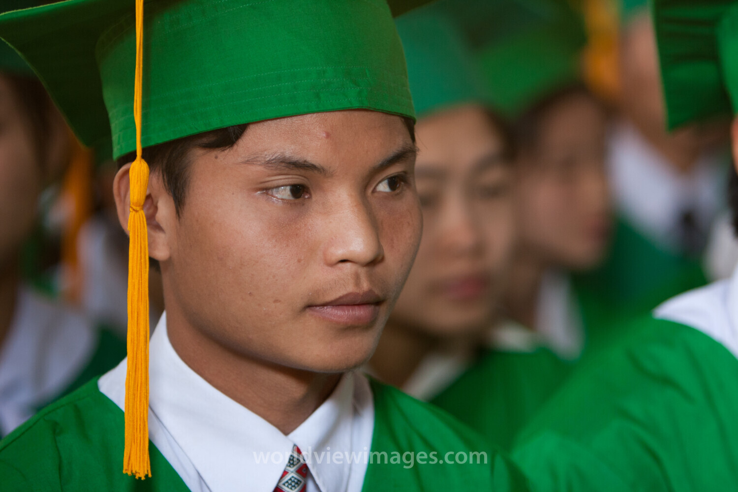 Graduation in A Refugee Camp