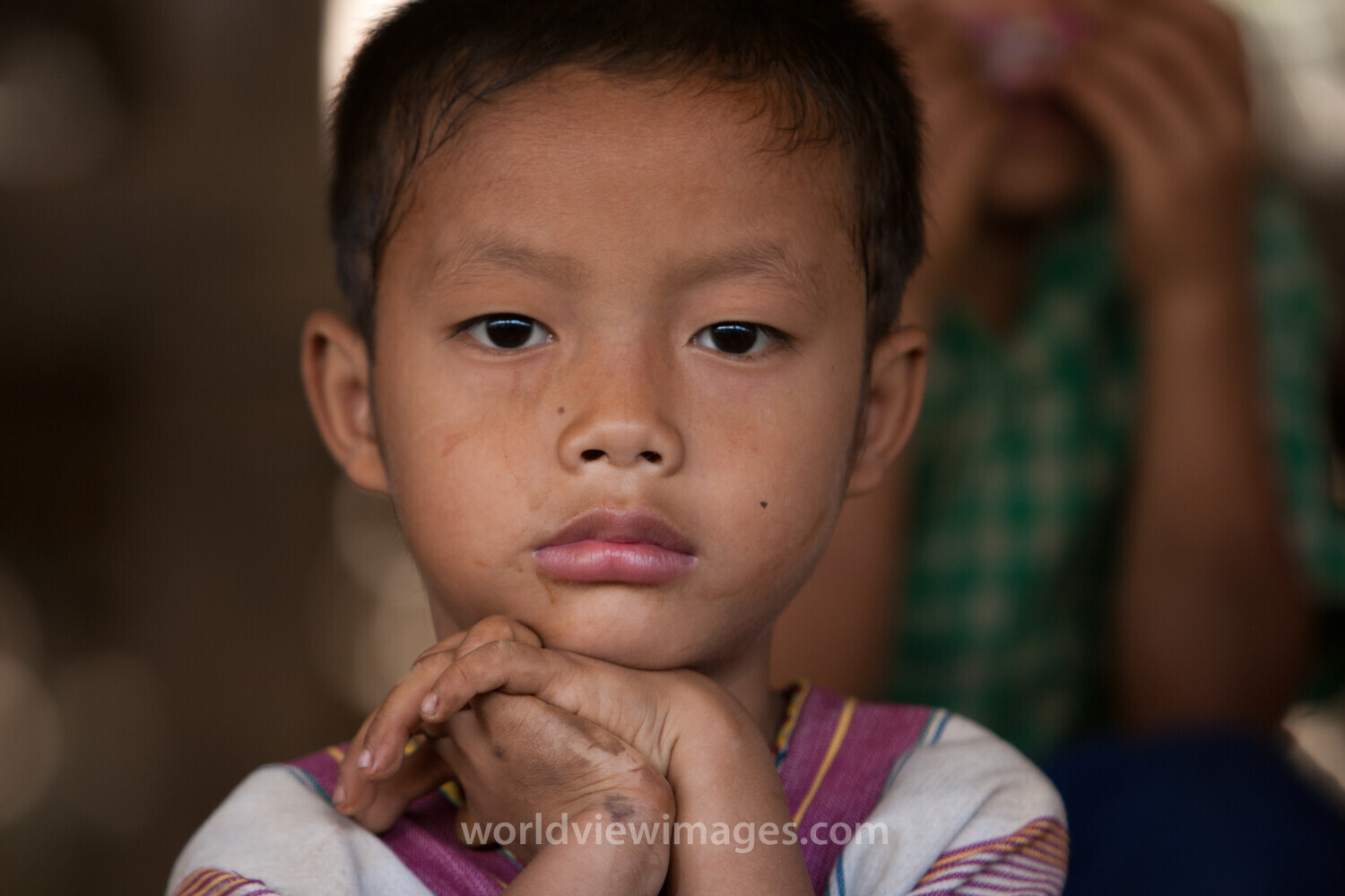 Boys in a Refugee Camp