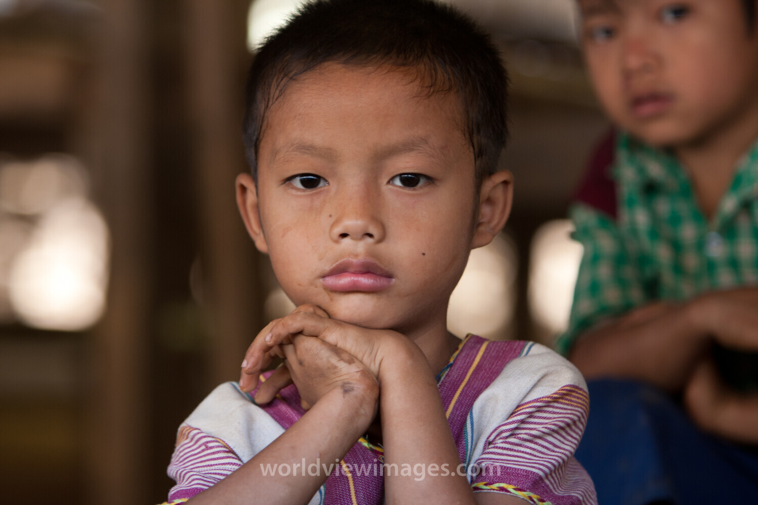 Boys in a Refugee Camp
