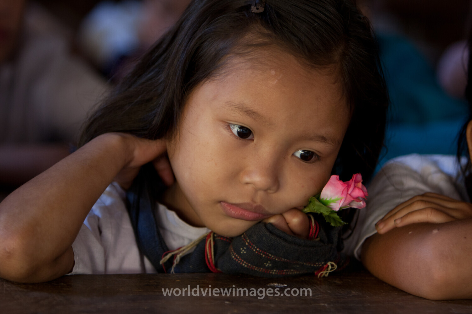 Karen Girl in A Refugee Camp