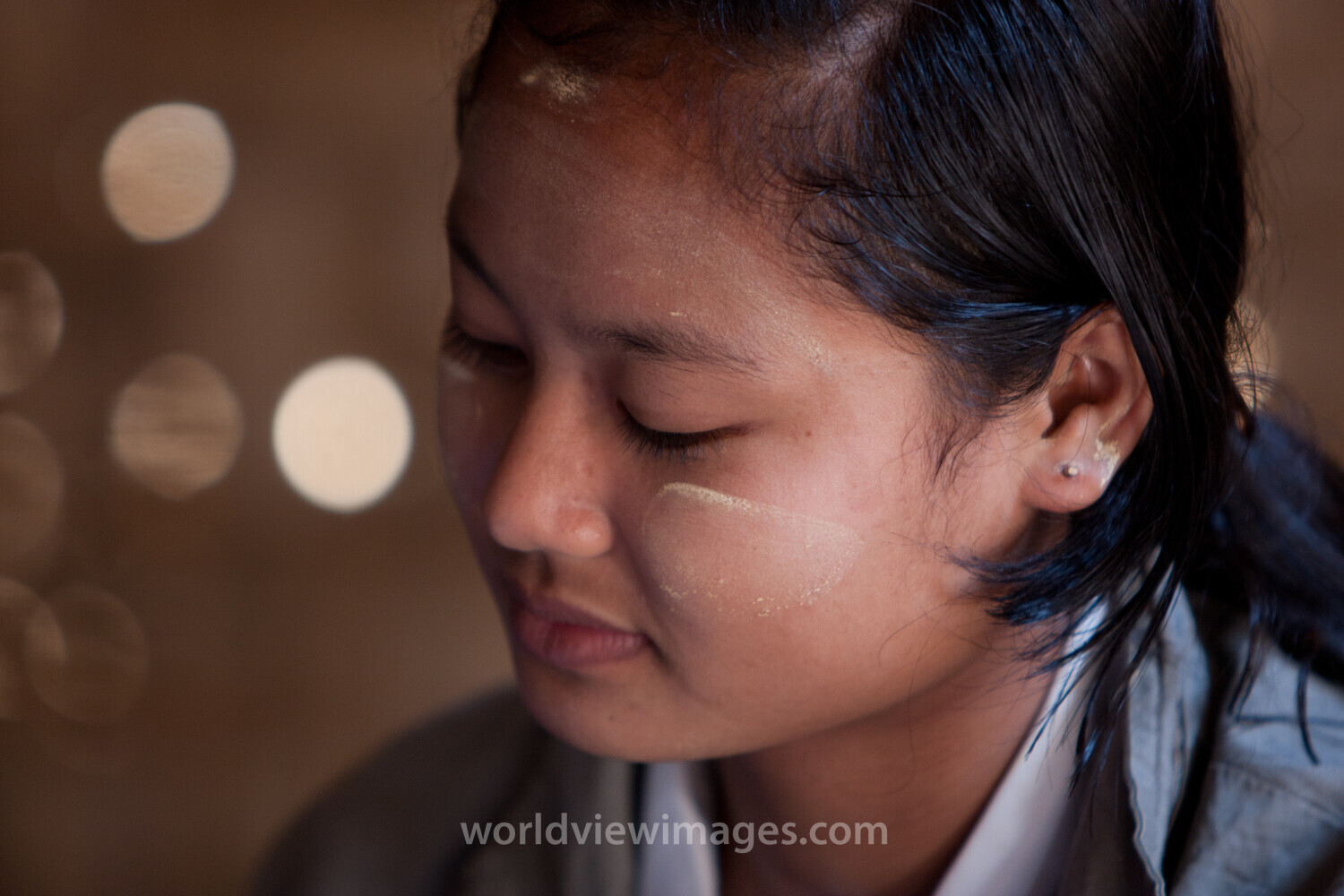 Karen Girl in A Refugee Camp
