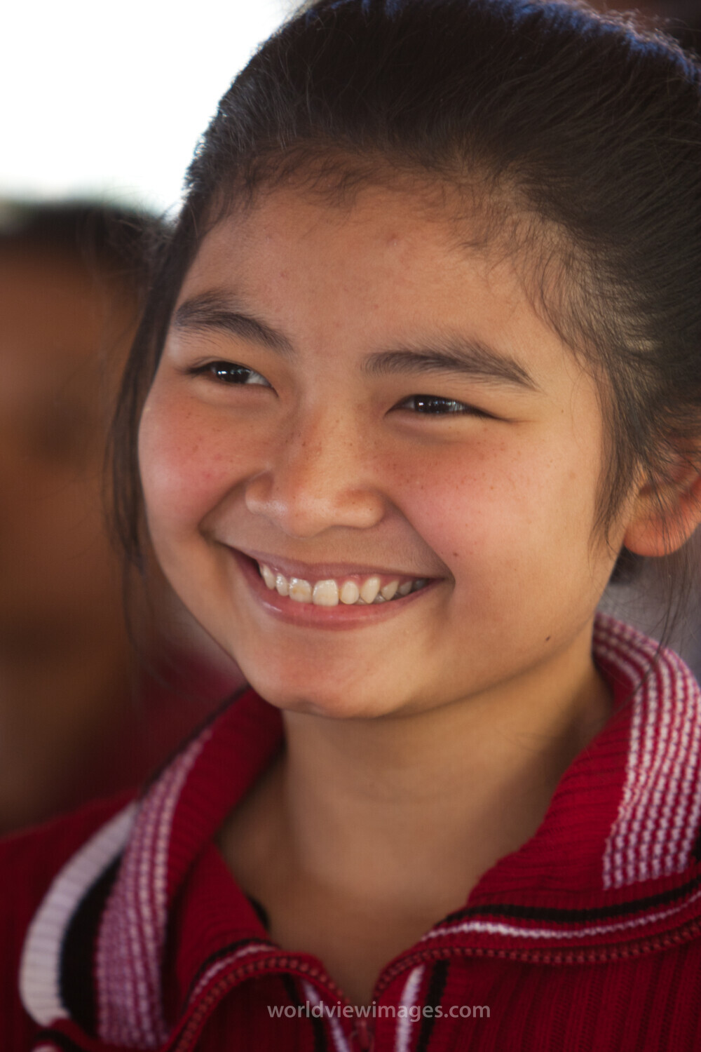 Karen Girl in A Refugee Camp