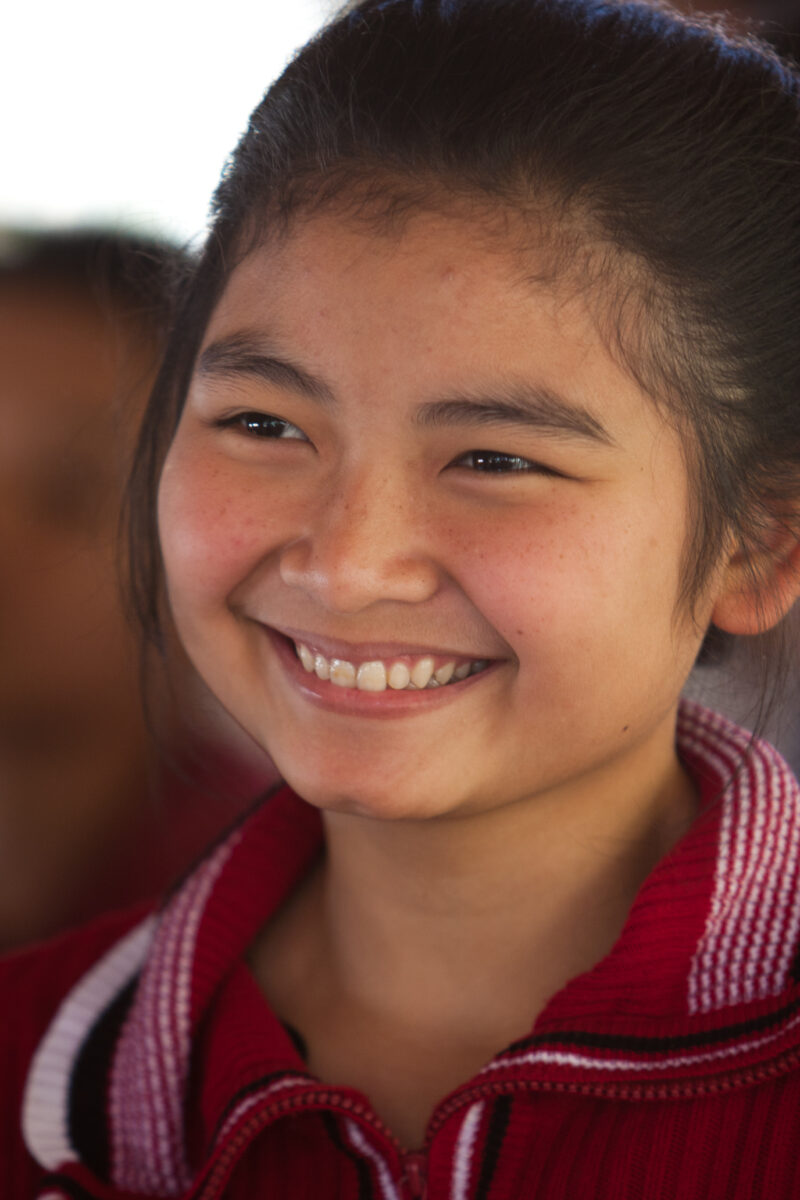 Karen Girl in A Refugee Camp — Karen people from Myanmar (Burma) have spent years in in refugee camps along the Thai/Burma border, to avoid violence from the...