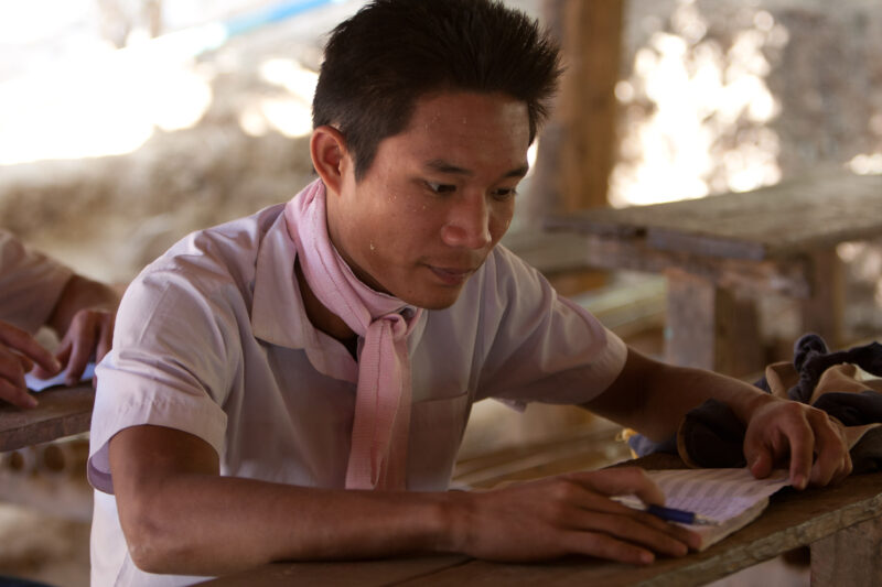 Going to School at a Refugee Camp — Karen people from Myanmar (Burma) have spent years in in refugee camps along the Thai/Burma border, to avoid violence fro...