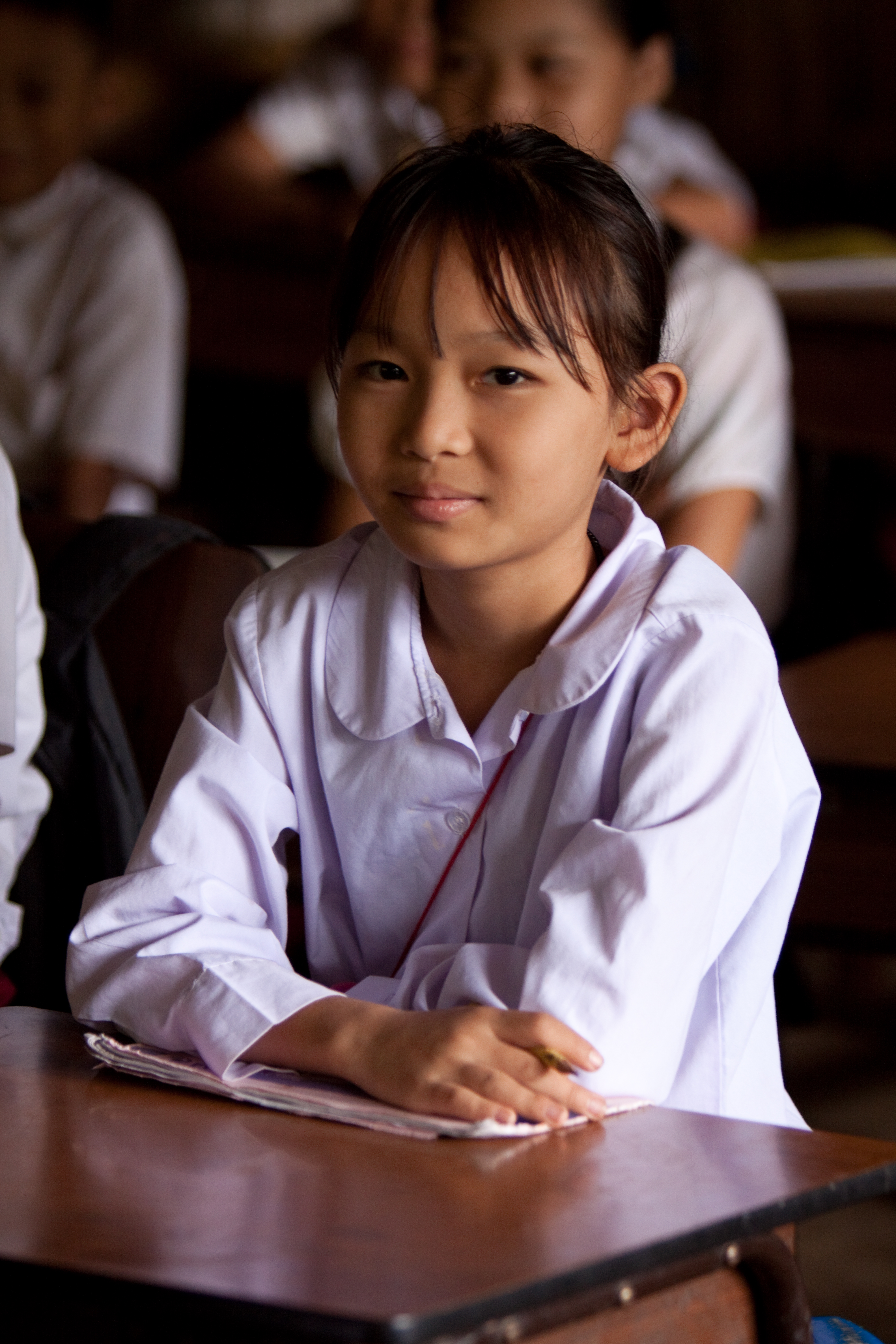 Student in a Refugee Camp