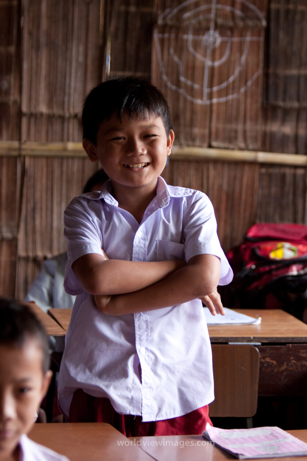Student in a Refugee Camp