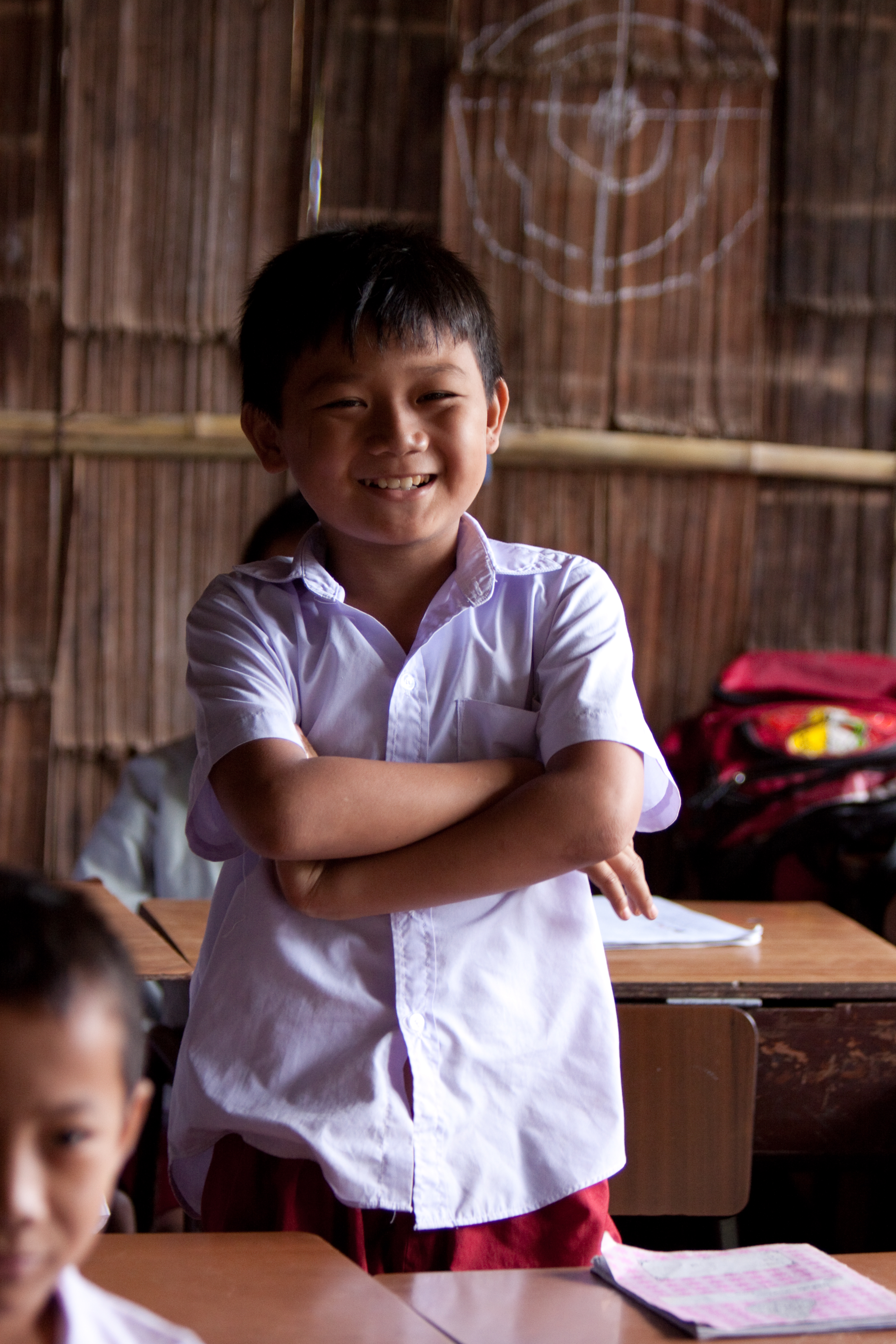 Student in a Refugee Camp