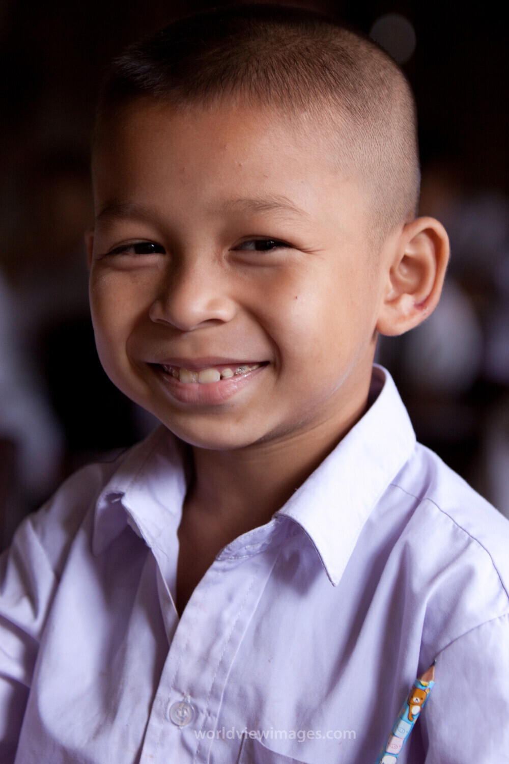 Student in a Refugee Camp