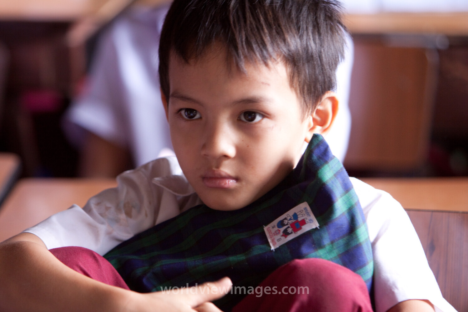 Student in a Refugee Camp
