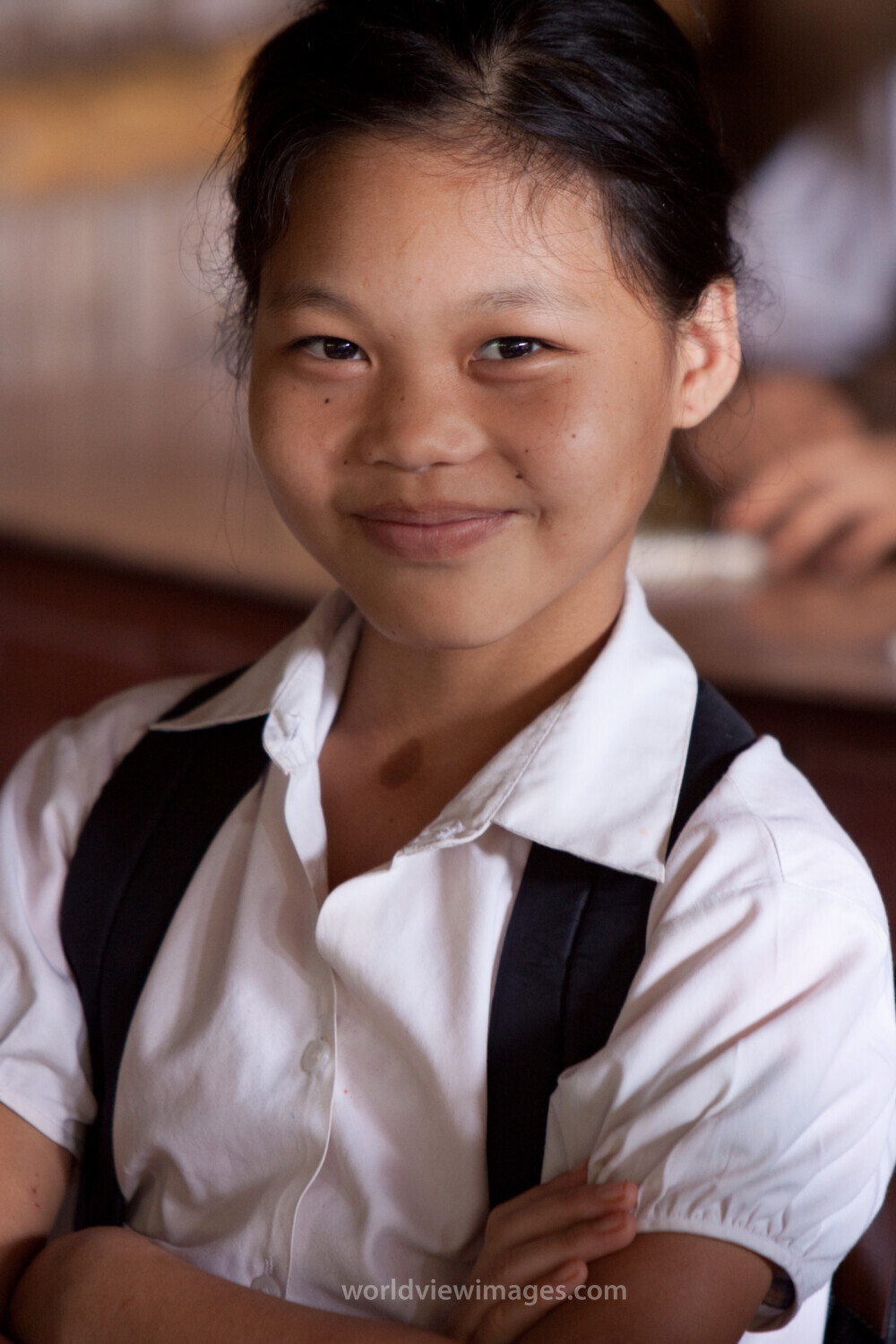 Student in a Refugee Camp