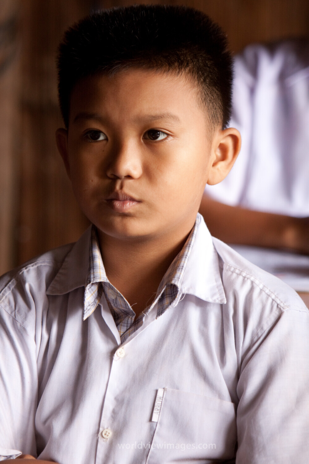 Student in a Refugee Camp