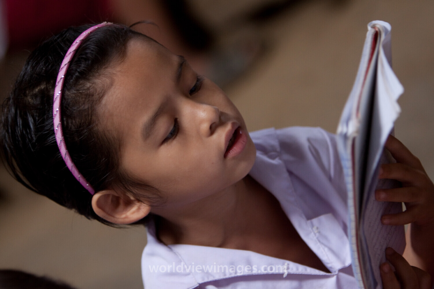 Student in a Refugee Camp