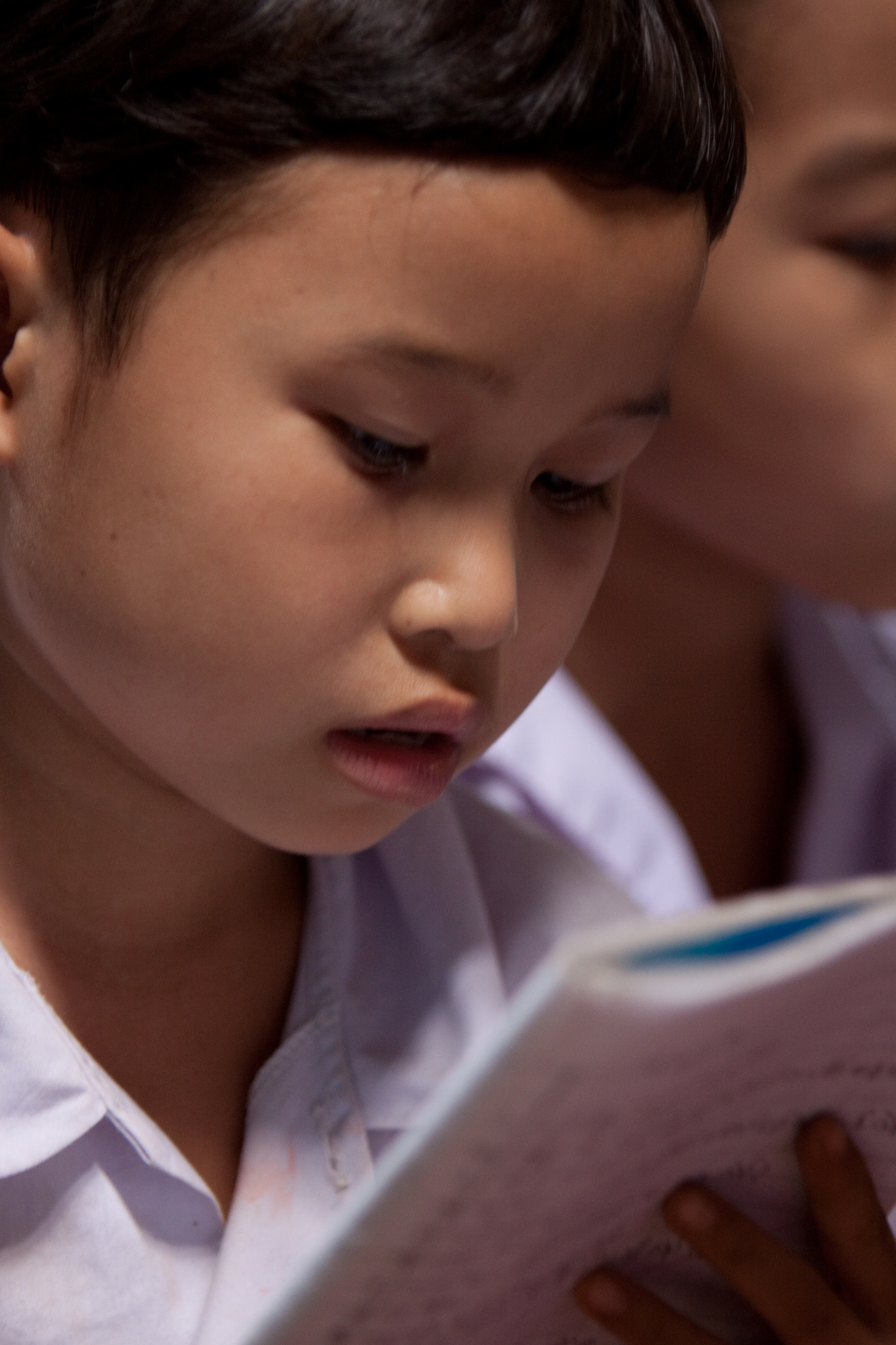 Student in a Refugee Camp