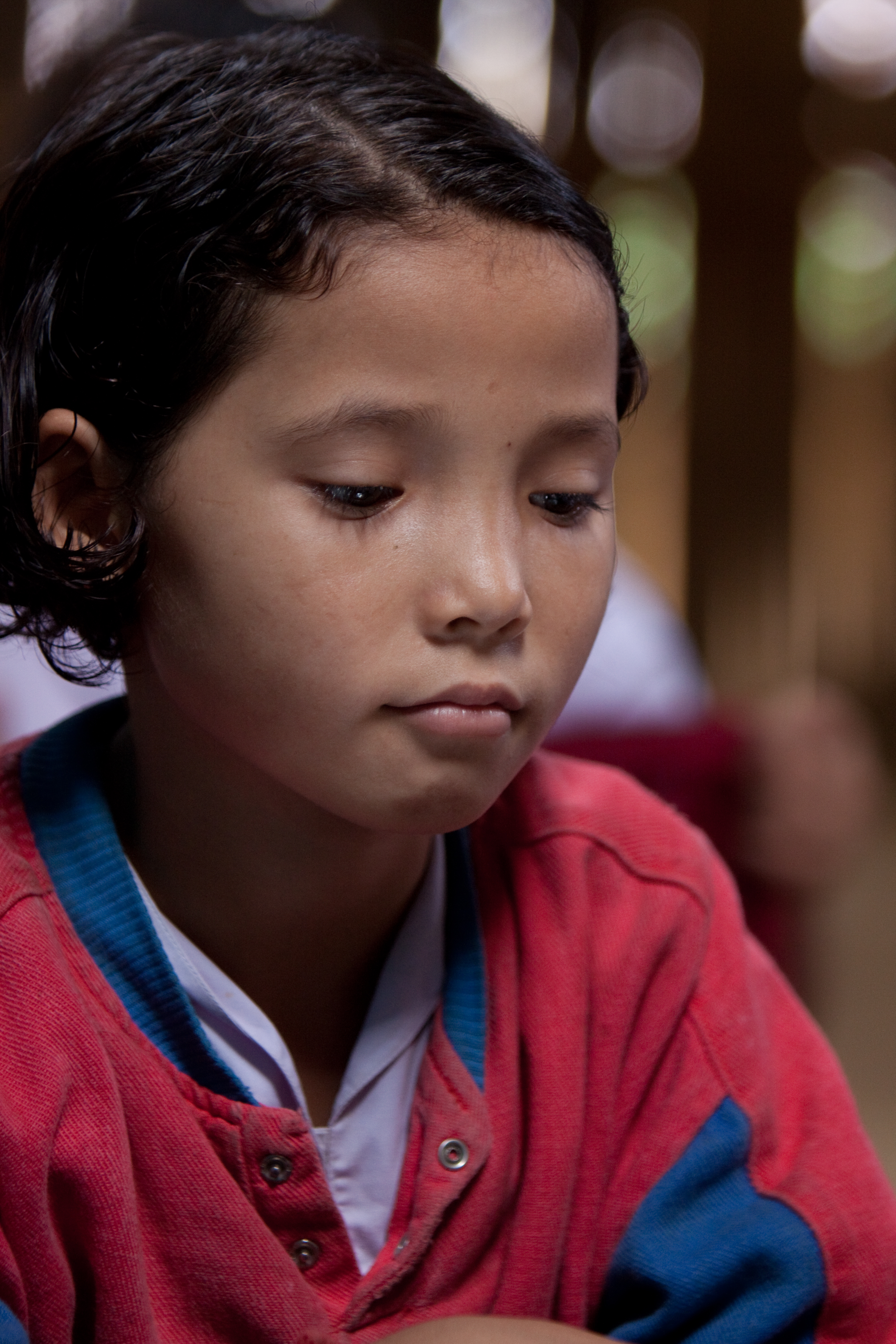 Student in a Refugee Camp