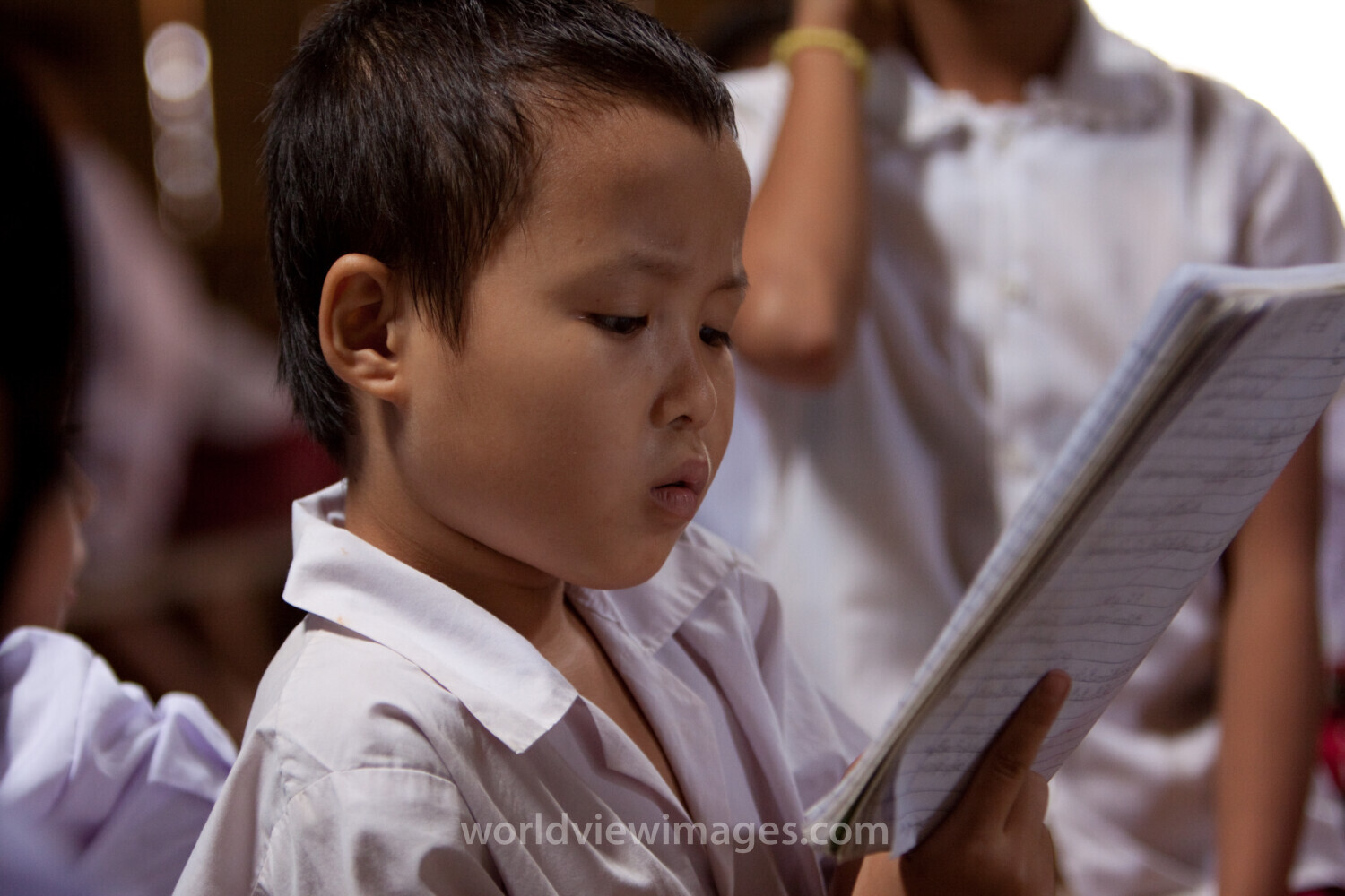 Student in a Refugee Camp