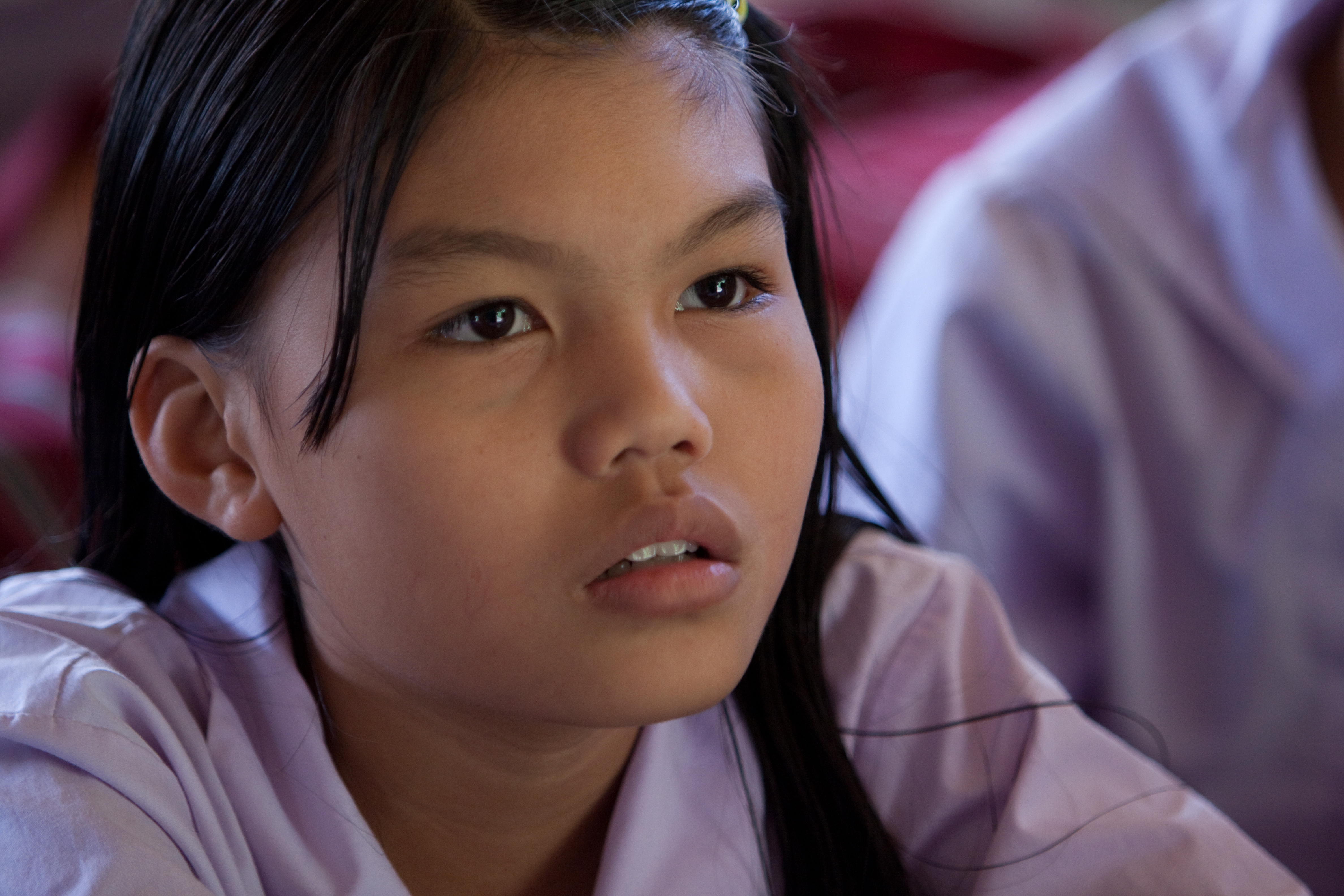 Student in a Refugee Camp