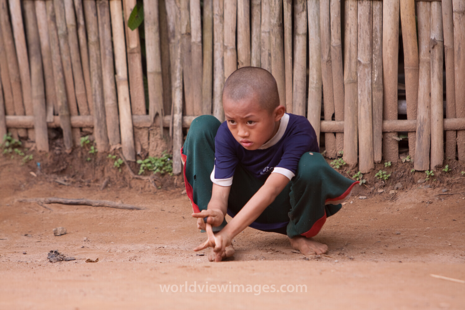 Boy in Refugee Camp