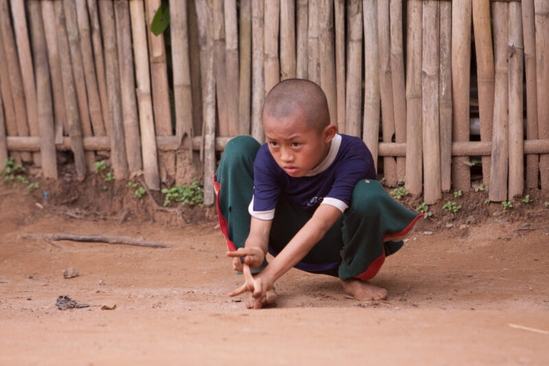 Boy in Refugee Camp
